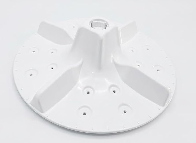 Buy spares Washing Machine Pulsator Compatible with Whirlpool, Round Shaft, 34 cm, White BS1411