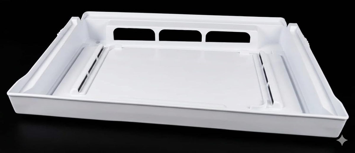 BUY SPARES Refrigerator Freezer Chiller Tray, White, 45 x 32 cm, Compatible with Samsung DA63-06205A BS1091