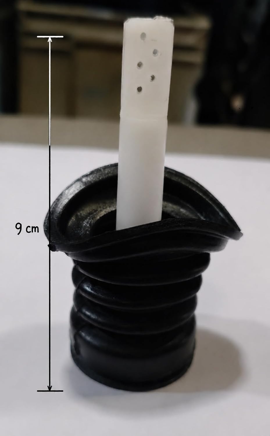 BUY SPARES Washing Machine Drain Bellow, 9 cm, Black, compatible with G.O.D.R.E.J Semi Automatic Washing Machine BS1339