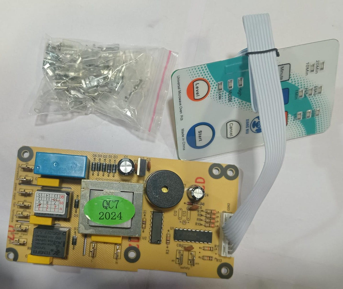 BUY SPARES Universal Microwave Oven Common PCB Control Board, with Membrane Keypad Panel, Model XN0172 BS1193