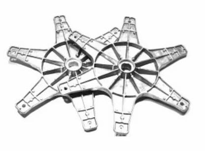 BUY SPARES Compatible 4-Pin Drum Spider Hub Type-4 for W.h.i.r.l.p.o.o.l Washing Machine, 6kg Top Load Fully Automatic, Replacement Spare Part with Saddle and Bolt, Set of 2 BS1096