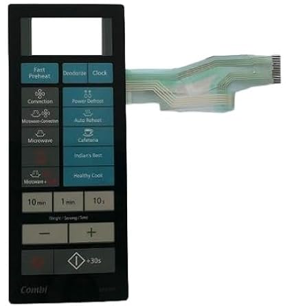 BUY SPARES Membrane Touch Keypad Compatible with Samsung CE103VD, CE104VD Microwave Oven BS1352