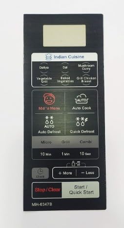 Buy Spares Microwave Oven Touchpad Keypad Compatible with Samsung MH6347B, Membrane Control Panel BS1013