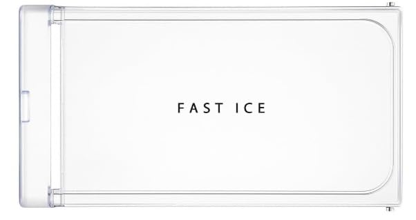 BUY SPARES Fast Ice Freezer Door, Clear, 36 x 18.8 cm, compatible with Whirlpool Ice Magic Direct Cool Refrigerators BS1205