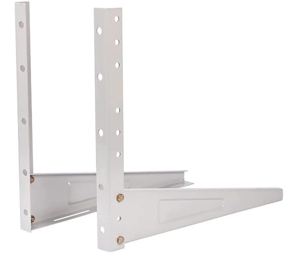 BUY SPARES Heavy Duty AC Outdoor Unit Mounting Bracket, Iron, Rust Proof, Supports up to 1.5 KG, with Wall Fittings BS1247
