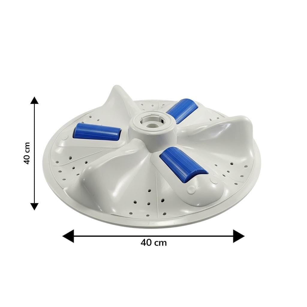 BUY SPARES Semi Automatic Washing Machine Pulsator, 40 cm, Round Shaft, Compatible with Samsung 10 Kg BS1232