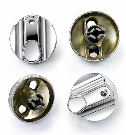 Buy Spares Semi Automatic Washing Machine Knob Compatible with G.o.d.r.e.j, Silver, Pack of 4 BS1183