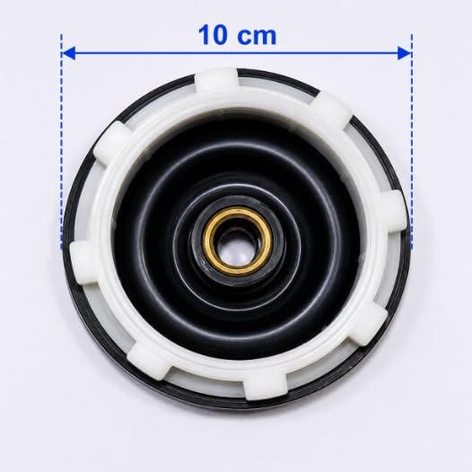 BUY SPARES Washing Machine Universal Spin Buffer, Black, 10 cm Diameter, Compatible with All Brands BS1178