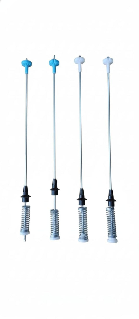 BUY SPARES Top Load Washing Machine Suspension Rods Heavy-Duty Shocker Set of 4 for 6kg and 8kg Models, 21.5 Inch Compatible with L.G.E, Durable Replacement Spare Parts BS1251