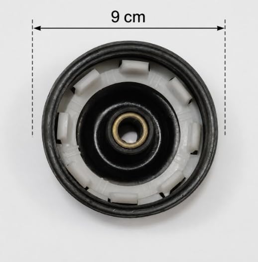 Buy Spares Washing Machine Spin Buffer Compatible with LGE Semi Automatic Washing Machine, Black, 9 cm Diameter BS1077