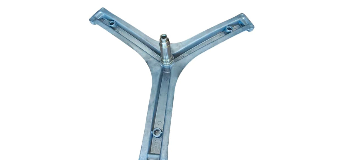 BUY SPARES I. F. B.. Front Load Washing Machine Drum Spider, Triangle Hub, Grey or Black, Aluminium Alloy, Compatible with 6205 and 6204 Bearings, 6.kg Models. Match And Buy. BS1420