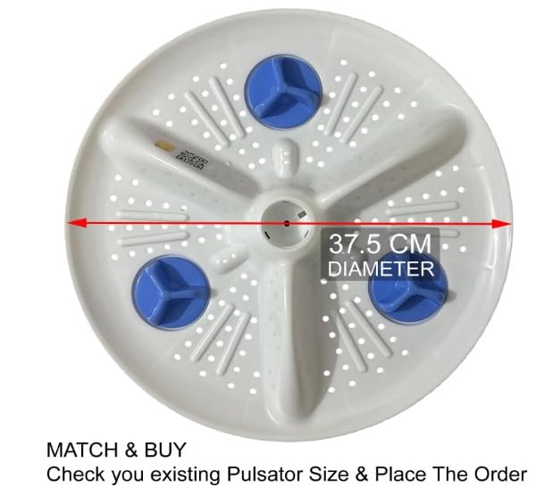 BUY SPARES Washing Machine Pulsator Compatible with Godrej Neo, Semi Automatic, 37.5 CM Diameter BS1143