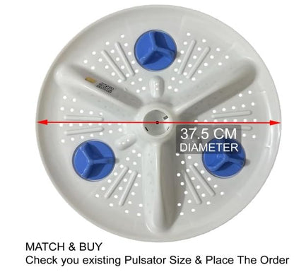 BUY SPARES Washing Machine Pulsator Compatible with Godrej Neo, Semi Automatic, 37.5 CM Diameter BS1143