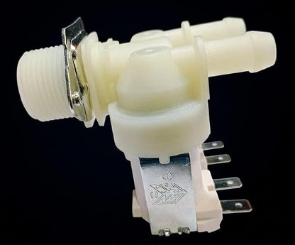 BUY SPARES Dual Outlet Solenoid Water Inlet Feed Valve Compatible with Samsung, LG and IFB Top Load Washing Machine BS1301