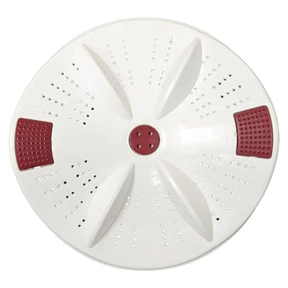 BUY SPARES Lloyd Compatible Washing Machine Pulsator for Semi Automatic Models, Round Shaft Design, High-Quality Replacement Part, Easy Installation (White & Pink) BS1008