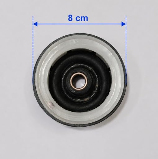 BUY SPARES Washing Machine Spin Buffer Compatible with Haier Semi Automatic Washing Machine, Black, 8 cm Diameter BS1066