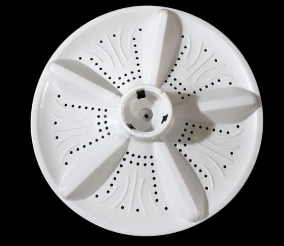 BUY SPARES Washing Machine Pulsator Compatible with Panasonic Lloyd 10 Kg Washing Machine, White, 40 cm Diameter, Round Knurling Shaft BS1269