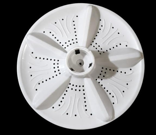 BUY SPARES Washing Machine Pulsator Compatible with Panasonic Lloyd 10 Kg Washing Machine, White, 40 cm Diameter, Round Knurling Shaft BS1269