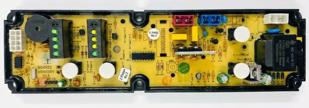 BUY SPARES PCB 4 Button with Memory,Compatible with g.o.d.a.r.e.j. Part Code 32101502SD02801 (B04M03), Washing Machine Replacement Control Board BS1317