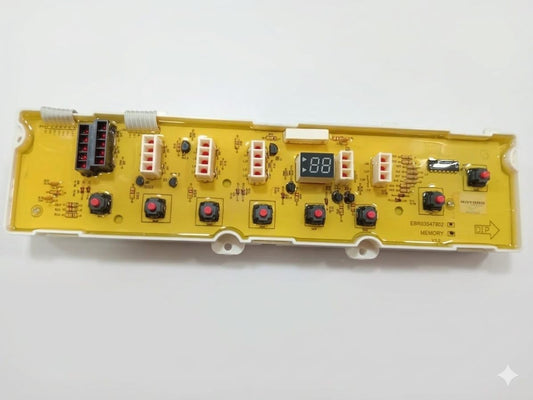 BUY SPARES Replacement PCB EBR63547802 with Memory, for L.G.E Top Load Washing Machine, 8 Button Small Display BS1384