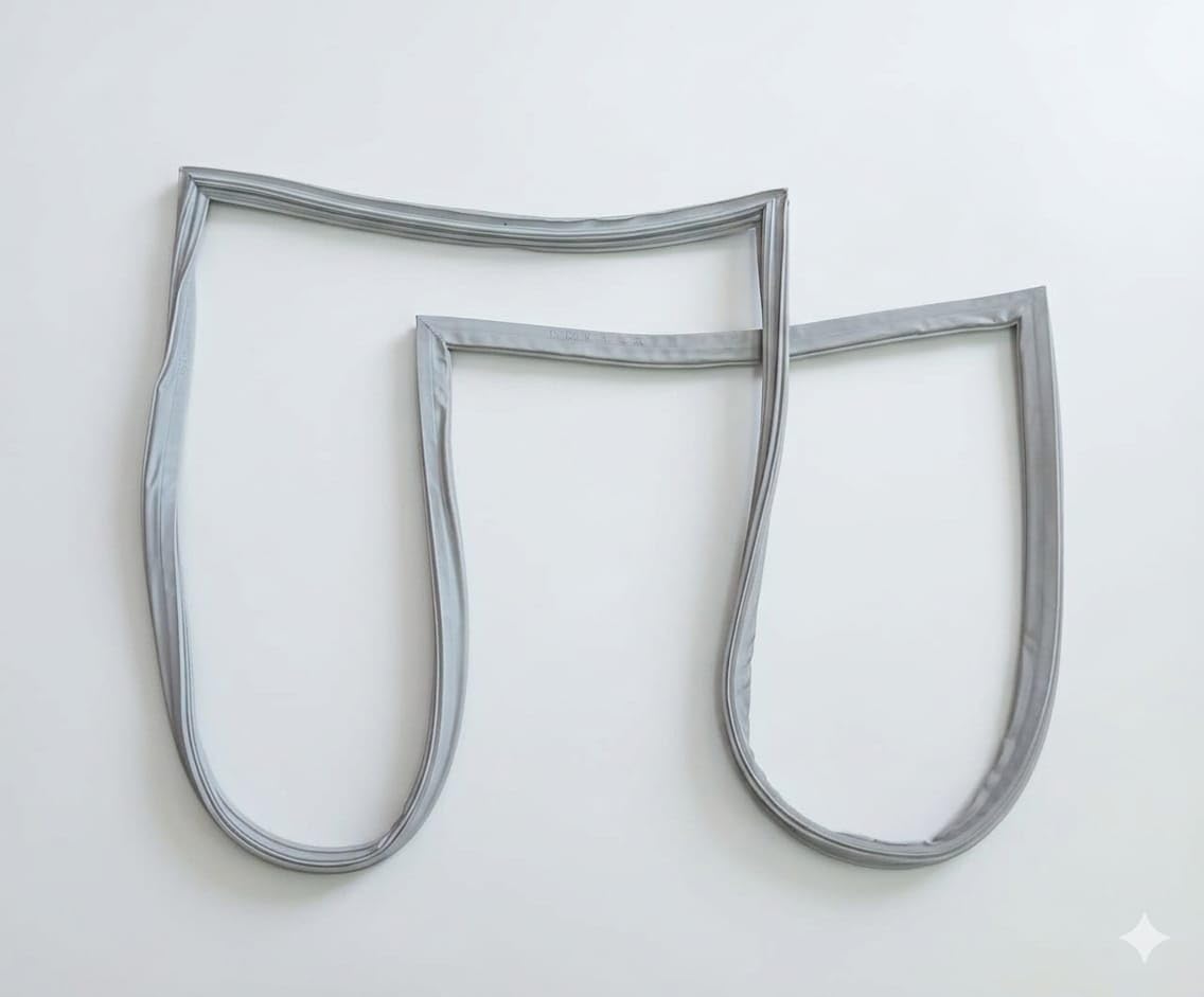 Buy Spares Refrigerator Door Gasket for LG Star 2.5, Grey, 56 x 145 cm, Single Door Replacement Seal BS1303