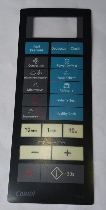 BUY SPARES Membrane Touch Keypad Compatible with Samsung CE103VD, CE104VD Microwave Oven BS1352