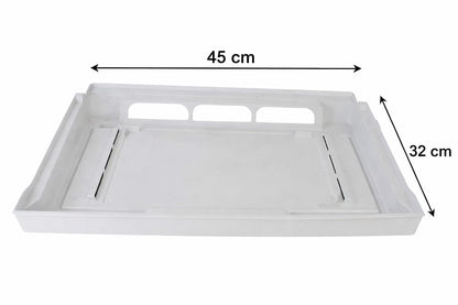 BUY SPARES Refrigerator Freezer Chiller Tray, White, 45 x 32 cm, Compatible with Samsung DA63-06205A BS1091