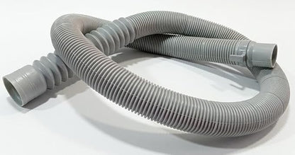 BUY SPARES Flexible Outlet Drain Pipe, Grey, compatible with Haier Washing Machine BS1396