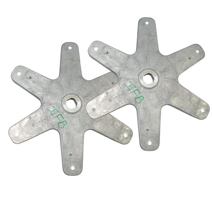 BUY SPARES I.F.B.E Top Load Washing Machine Hub with 6 Legs, 30cm Replacement Part for Smooth Rotation, Easy Installation (Pack of 2) BS1295