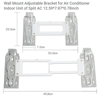 BUY SPARES Universal AC Indoor Unit Mounting Plate with Level Indicator, Adjustable Width BS1014