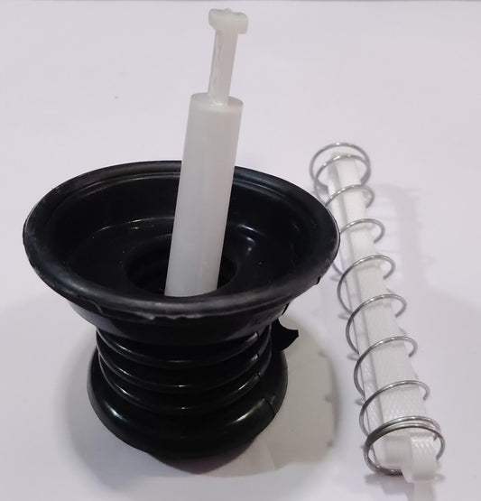 BUY SPARES Washing Machine Drain Bellow, Black, compatible with Whirlpool Semi Automatic Washing Machine, with Metal Spring BS1426