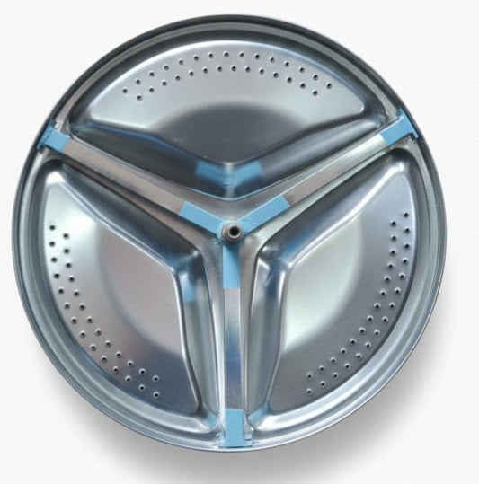 BUY SPARES Stainless Steel Washing Machine Drum Spider with Triangle Drum Shaft, 5.5kg-6kg Capacity, 6204/6203 Bearing, Compatible with Samsung, 2 Years Warranty (Drum NOT Included) BS1318