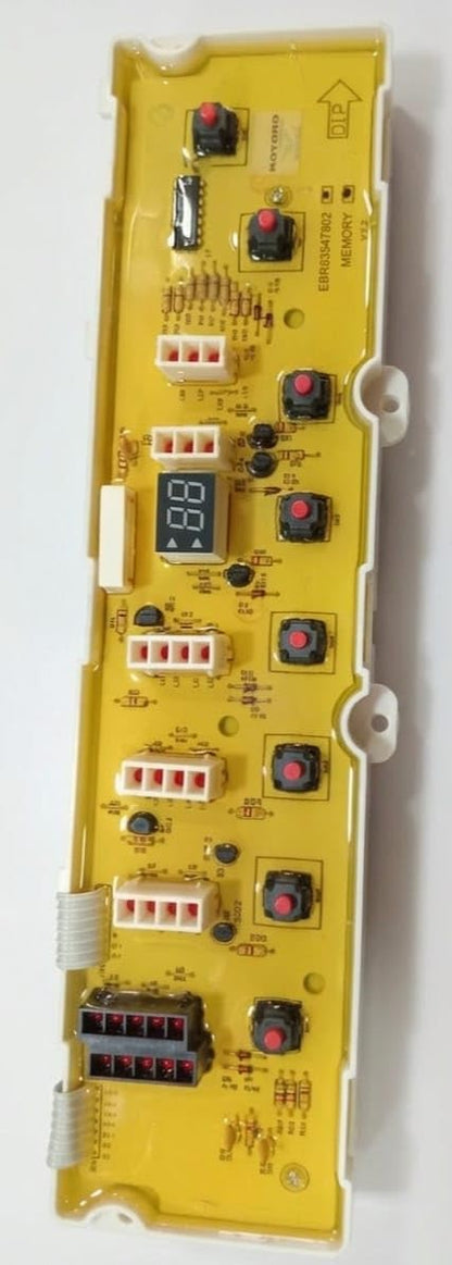 Buy Spares Replacement PCB EBR63547802 with Memory, for L.G.E Top Load Washing Machine, 8 Button Small Display BS1443