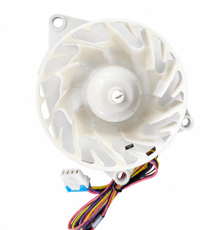BUY SPARES Refrigerator Fan Motor Compatible with L.G.E Double Door Refrigerators | Part Code EAU64824806 | DC 12V | White | 4 Jack 4 Wire BS1068