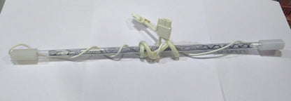 BUY SPARES Refrigerator Defrost Heater, White Transparent, 14 Inch, with Connector Wiring BS1050