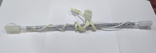 BUY SPARES Refrigerator Defrost Heater, White Transparent, 14 Inch, with Connector Wiring BS1050