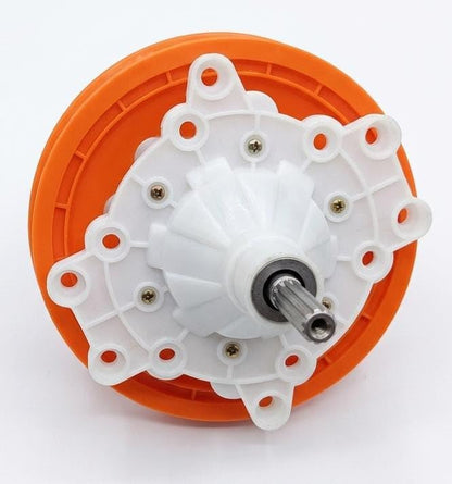BUY SPARES Semi-Short Gear Assembly Compatible with W.h.i.r.l.p.o.o.l Washing Machine, Plastic, Orange BS1239