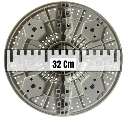 BUY SPARES Washing Machine Pulsator Compatible with Whirlpool Hexa 7kg Semi Automatic Models, Durable Replacement Part, Cap Not Included BS1218