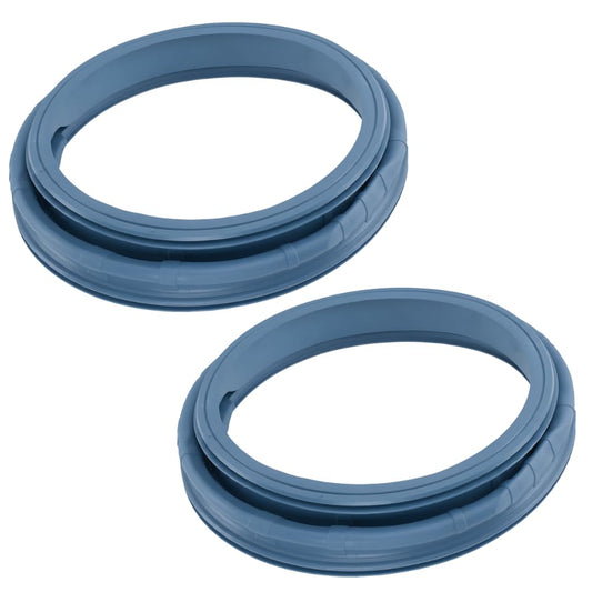 BUY SPARES Front Load Blue Washing Machine Door Boot Gasket Rubber Sleeve, Compatible with Samsung 5.5kg/6kg Models, Leak-Free Performance (Pack of 2 (Blue)) BS1212
