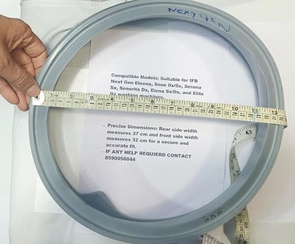BUY SPARES Door Gasket Seal Compatible with I.F.B Seno Dx/Sx, Serena Sx, Senorita Dx, Elena Sx/Dx, Elite Dx, Grey Rubber 5.5 kg to 6 kg Models. BS1382