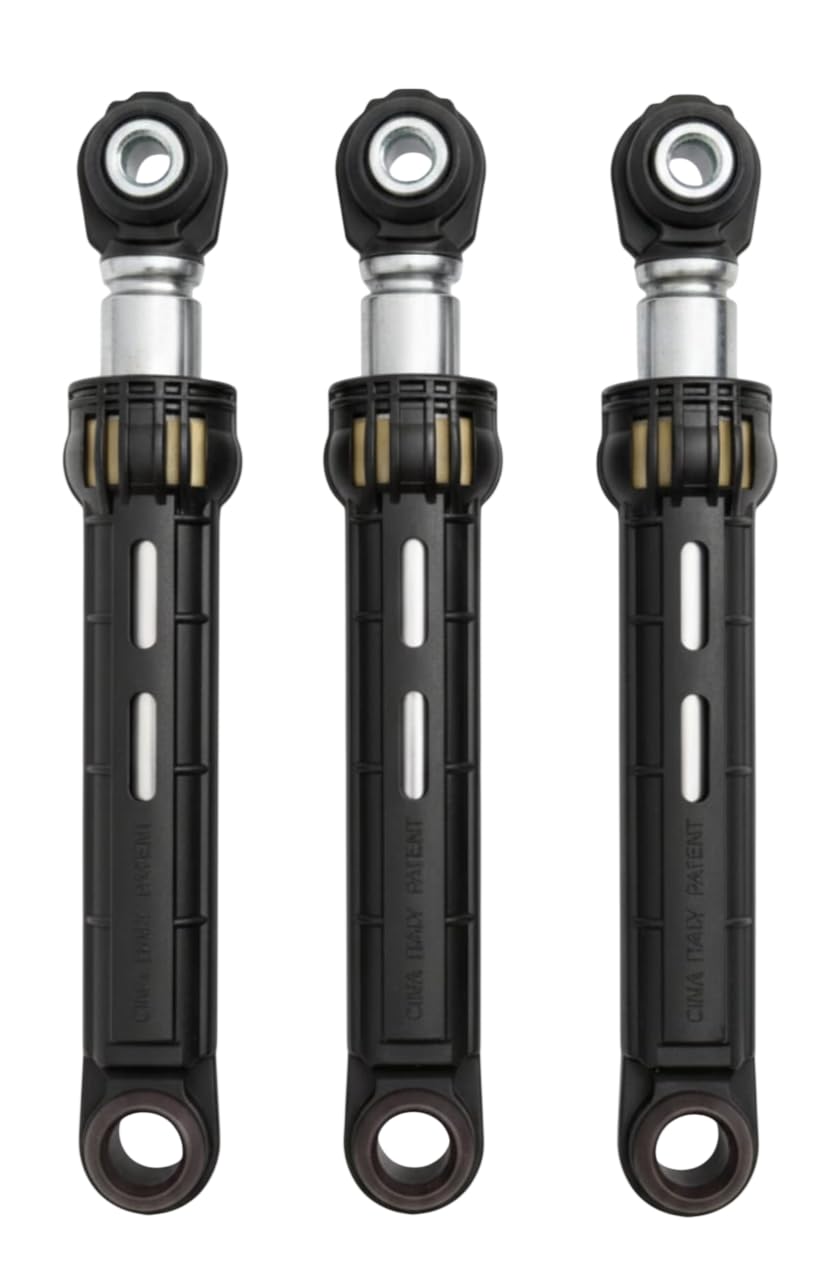 BUY SPARES Front Load Washing Machine Shock Absorbers Compatible For SIEMENS/Bosch, Heavy-Duty Suspension Dampers, Suitable for All Models & Capacities (Pack of 3) BS1111