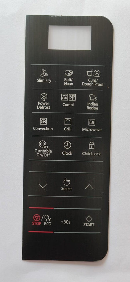 BUY SPARES Microwave Oven Touch Pad,White,Compatible with Samsung MC28H5033 BS1372