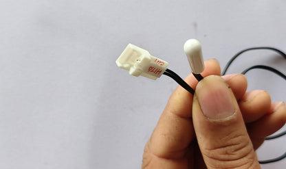 Buy Spares Refrigerator Temperature Sensor compatible with Panasonic Refrigerators, 2 Pin Jack, Black BS1170