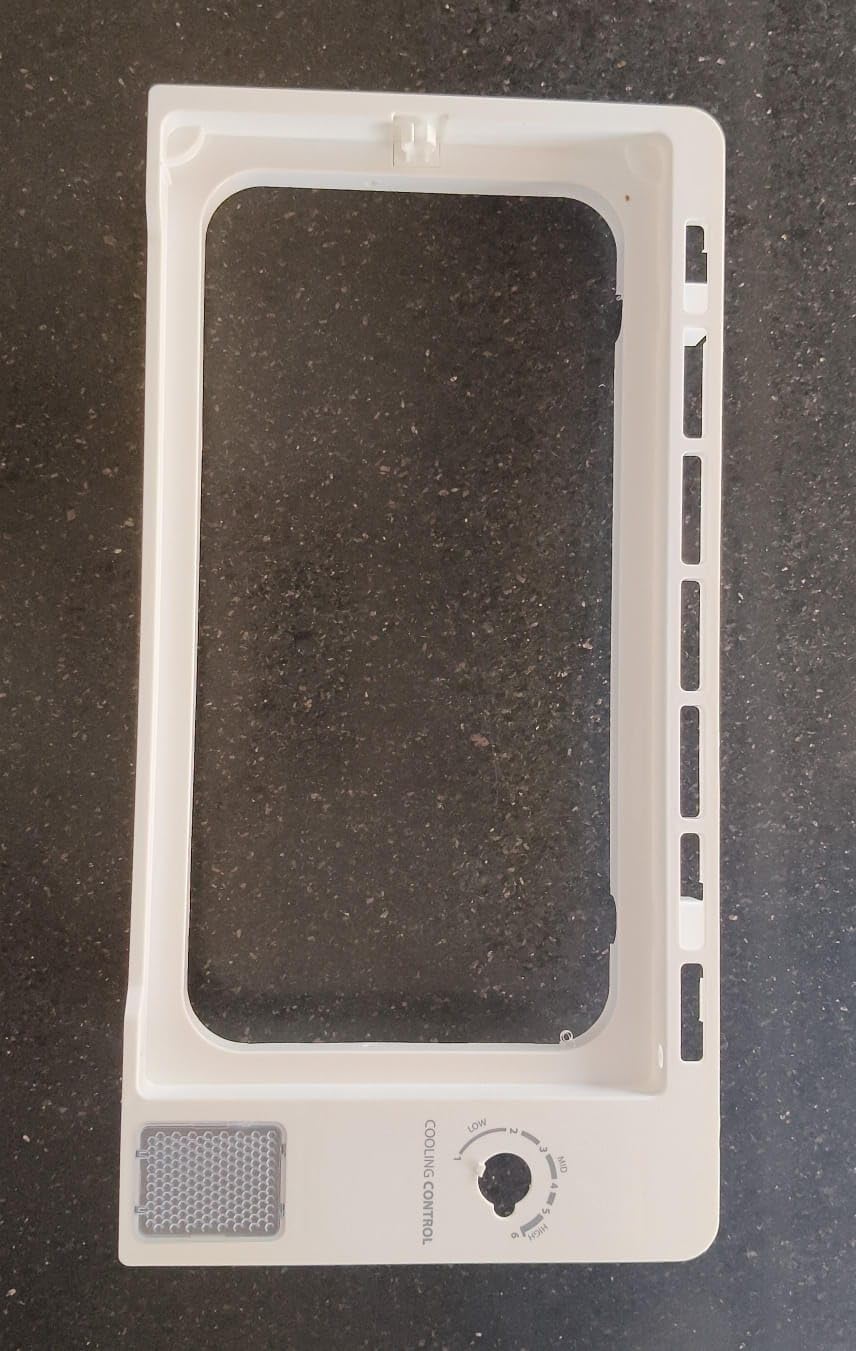 Buy Spares Freezer Door Frame compatible with W.H.I.R.L.P.O.O.L Refrigerators, White, 44 x 22 cm BS1004