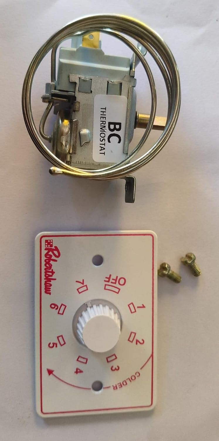 BUY SPARES Bottle Cooler Display Chiller Temperature Thermostat with Control Knob and Mounting Bolts BS1097