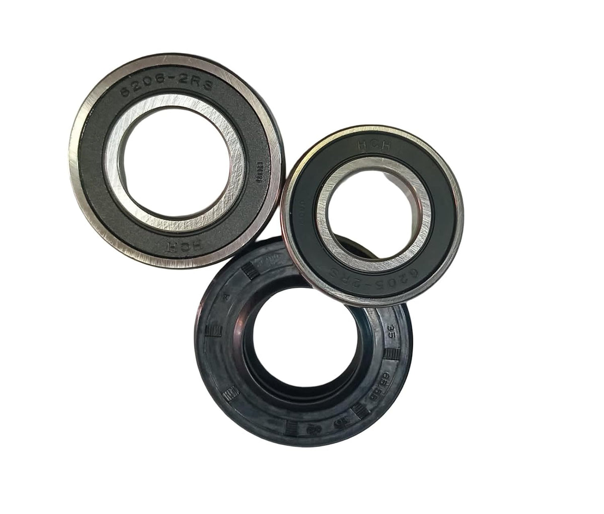 BUY SPARES Spares Seal and Oil Kit for samsung Washing Machine, 7-8 Kg, Seal 35-65.55-10/12, with Bearing 6206 and 6205 (8KG) BS1104
