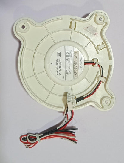 BUY SPARES Refrigerator Fan Motor DC, 12V, White, compatible with Samsung Refrigerator BS1407