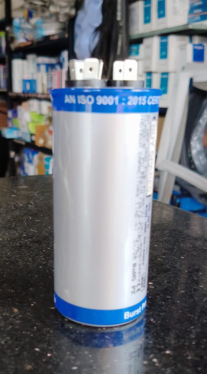 BUY SPARES AC Motor Run Capacitor, 55µF, 450VAC, 50/60Hz, Burst Proof, Non-PCB, MPP BS1363