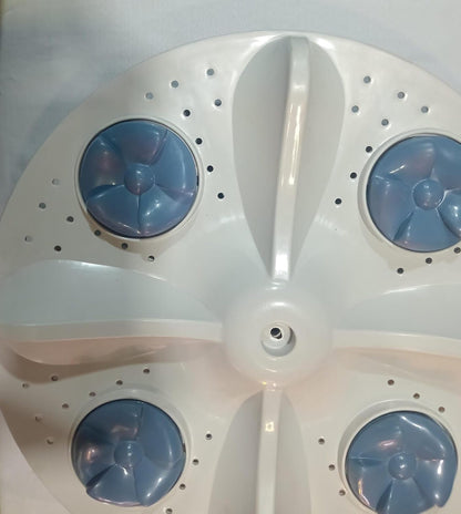 Washing Buy spares Machine Pulsator Compatible with Samsung, Square Shaft, Four-Wing Design, Plastic, White BS1456