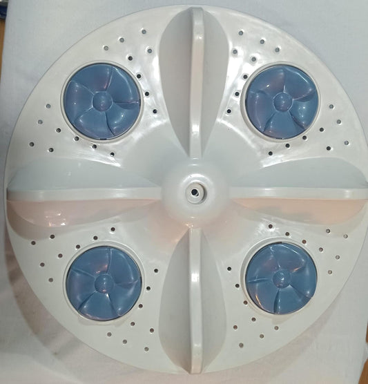 BUY SPARES Washing Machine Pulsator Compatible with Samsung, Square Shaft, Four-Wing Design, Plastic, White BS1421